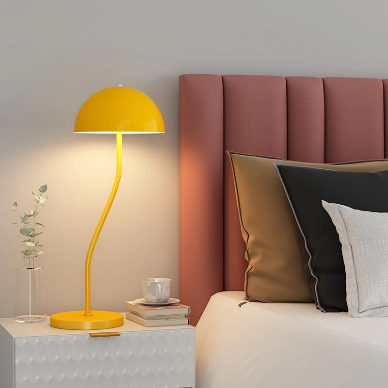 lampadaire nordique en verre avec abat-jour pour décoration intérieure - vue 5 sur 16