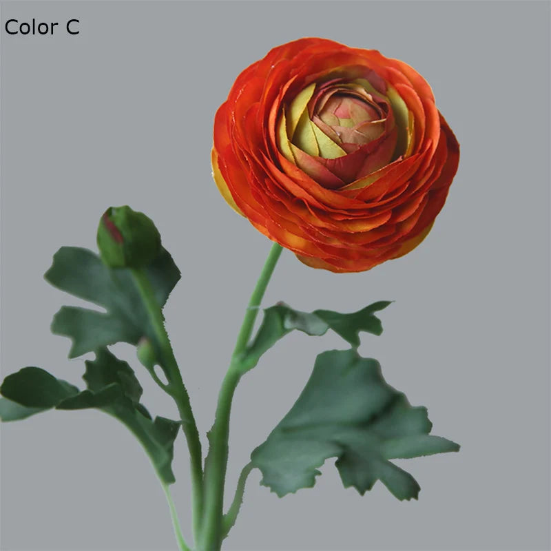 têtes de bouton d'or fleurs artificielles en soie décoration mariage - vue 6 sur 10