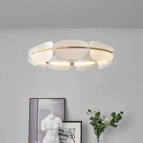 Pendelleuchte Art déco mit 3 Farbtemperaturen aus Acryl vom Designer - vue 2 sur 8