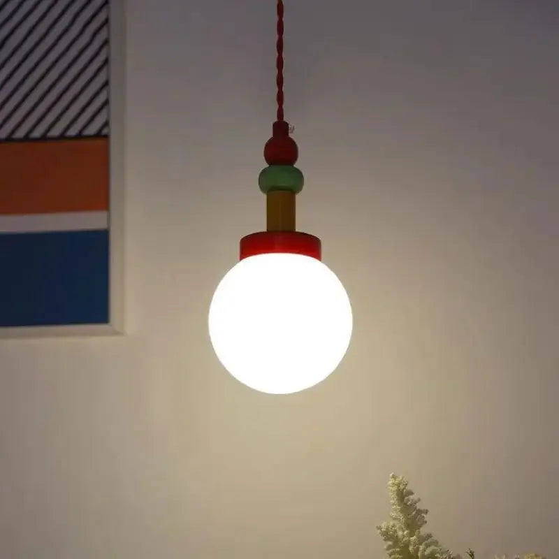 lustre led macaron pour enfants décoration intérieure et luminaires d'étude - vue 5 sur 10