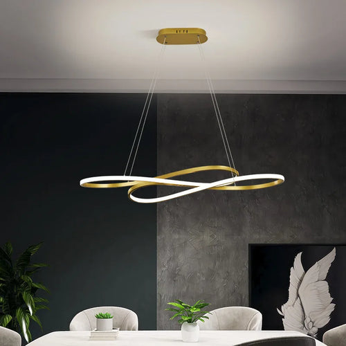 plafonnier led moderne avec télécommande pour éclairage intérieur - vue 2 sur 10