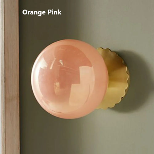 Luxuriöse Wandleuchte aus Glas für die Innendekoration