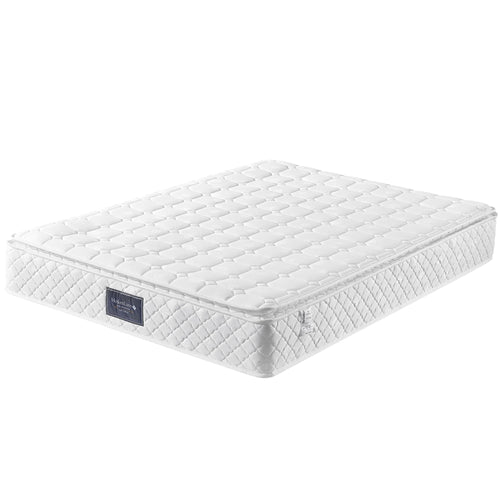 Spring core mattress, 7 zones cold foam mattress, 140x200cm pocket spring core, 100% Oeko-Tex tested microfas - vue 5 sur 6