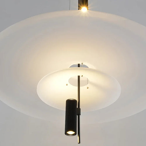 SANDYHA Kronleuchter im Ufo-Stil LED Modern für die Inneneinrichtung - vue 7 sur 15