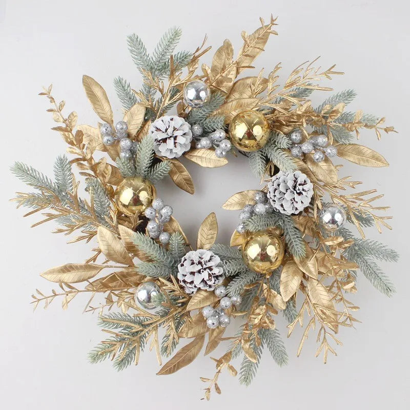 guirlande artificielle en rotin pour décorations de Noël et du Nouvel An - vue 9 sur 11