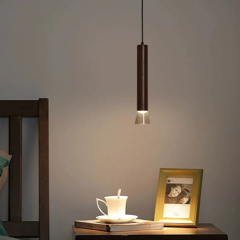 lampe suspendue led moderne avec ampoule gu10 long tube - vue 3 sur 15