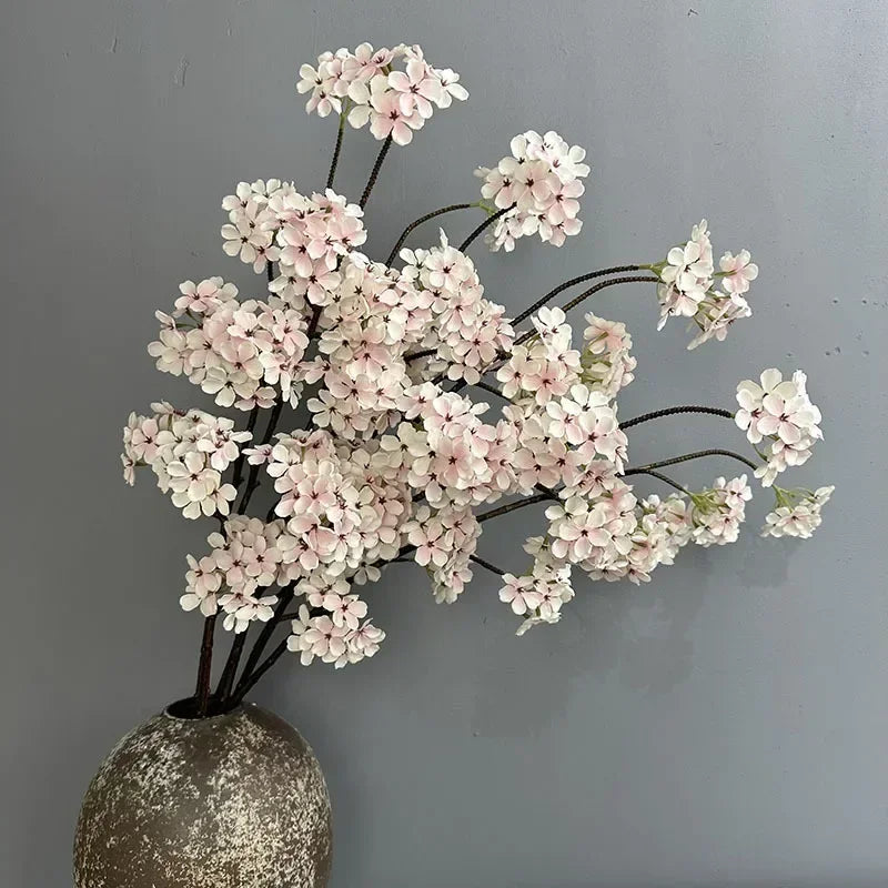 fleurs artificielles en soie pour décoration douce et élégante - vue 7 sur 8
