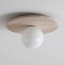 Wandleuchte im Retro-Design aus Naturstein mit dekorativer LED