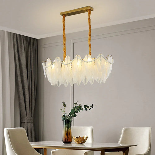 Moderne geometrische Pendelleuchte dekorativ für Weihnachten Zuhause - vue 5 sur 14