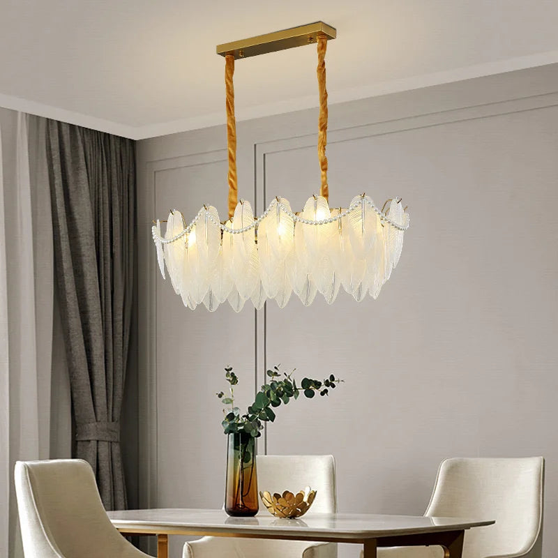 Moderne geometrische Pendelleuchte dekorativ für Weihnachten Zuhause - vue 4 sur 14