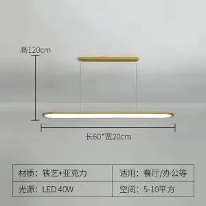 Moderne minimalistische LED-Pendelleuchte für stilvolle Beleuchtung