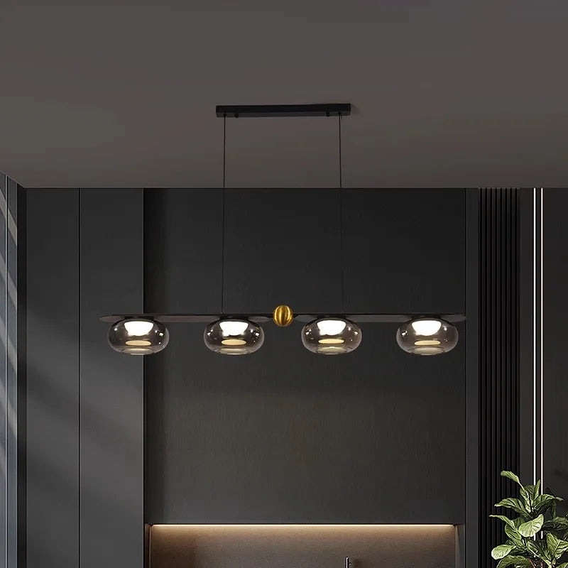 lustre nordique suspension éclairage intérieur pour salon - vue 6 sur 8