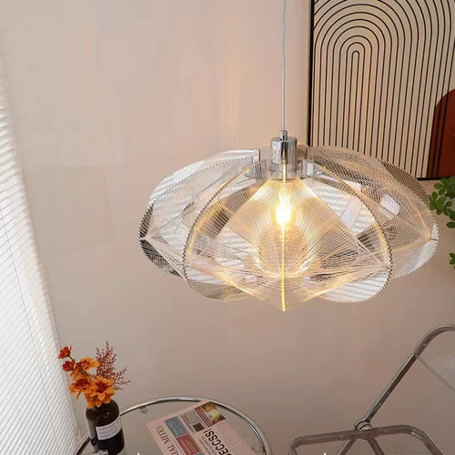 Postmoderne minimalistische Pendelleuchte mit eleganten geometrischen Mustern