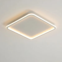 Ultraflache LED-Deckenleuchte mit quadratischem Panel für modernes Interieur