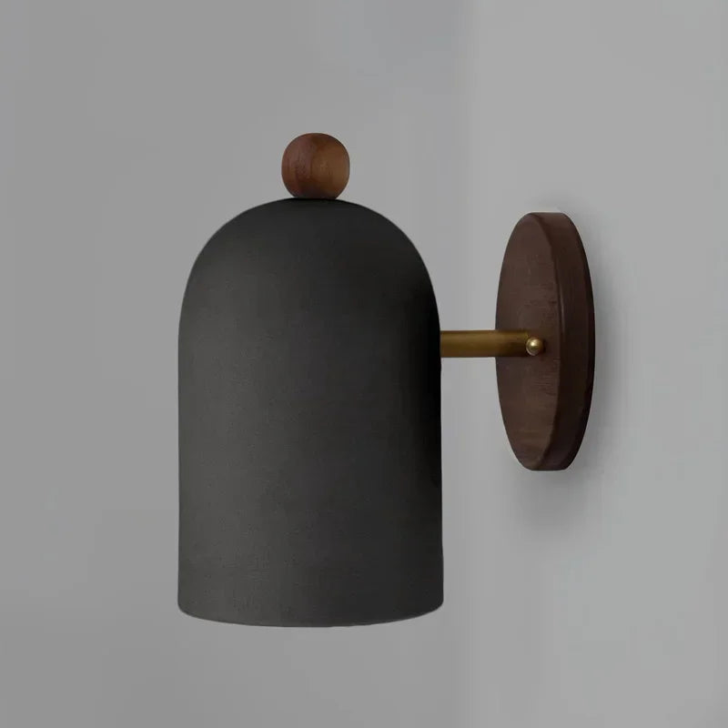 2024 Walnut Wood Iron, Simple Modern Wabi-sabi style, Wall Sconce for Bedroom, Bedside, Living, Dining Room, Corridor Aisle