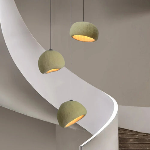 Kronleuchter Wabi Sabi Designer Japanisch für Hotel und Restaurant - vue 2 sur 12