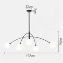 Moderne LED-Pendelleuchte mit minimalistischem Design für ein elegantes Interieur