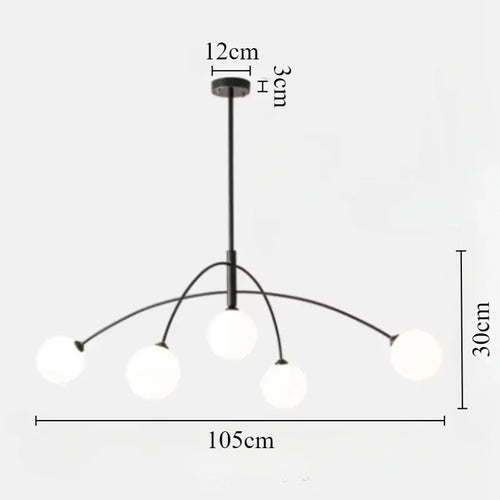 Moderne LED-Pendelleuchte mit minimalistischem Design für ein elegantes Interieur - vue 9 sur 8