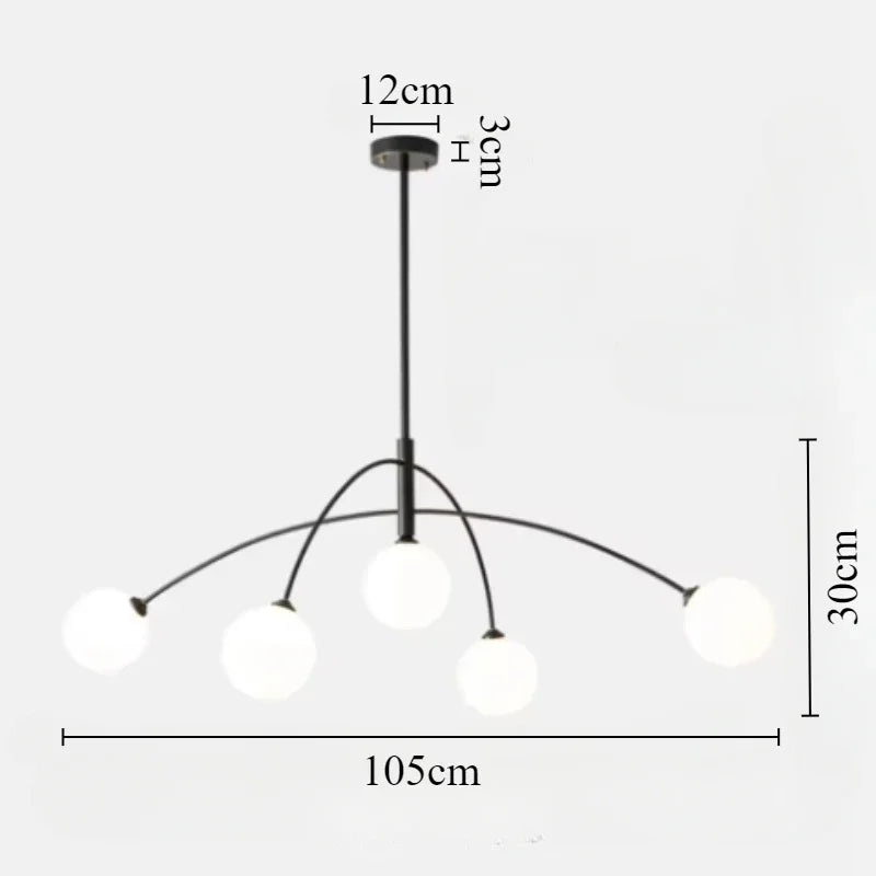 Moderne LED-Pendelleuchte mit minimalistischem Design für ein elegantes Interieur