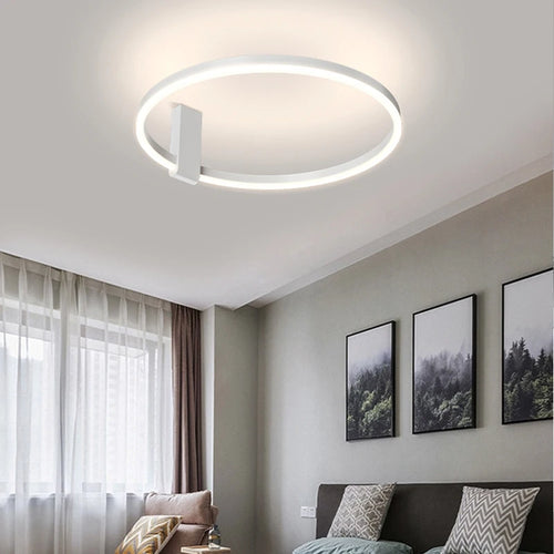 Moderne LED-Deckenleuchte im minimalistischen Stil für Loft-Dekoration - vue 3 sur 10