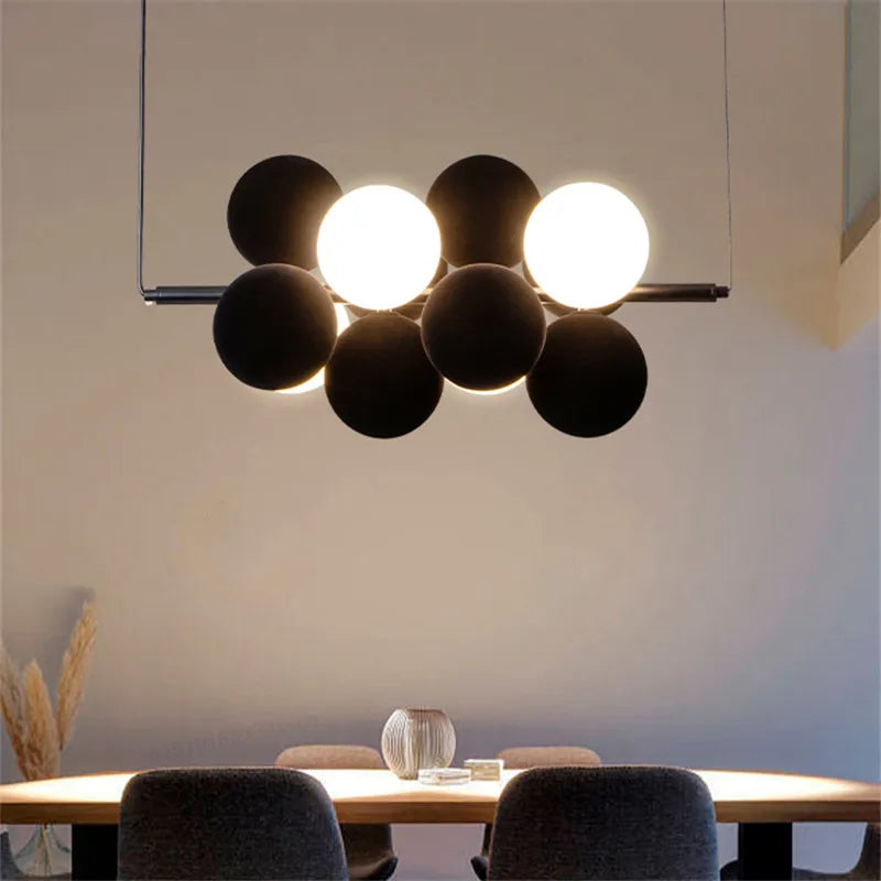 Abstracta – lustre LED à bulles - vue 5 sur 12