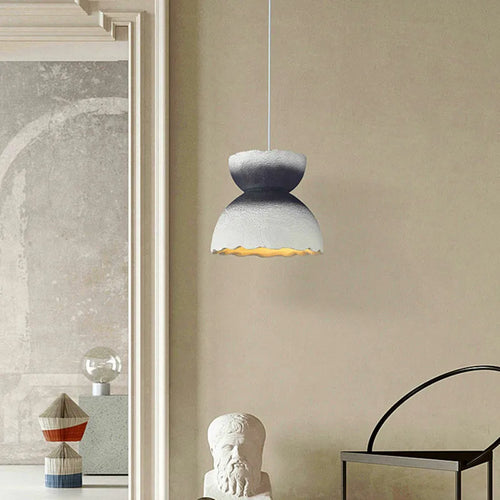 Suspension Nordique fait à la main Wabi Sabi Restaurant LED décoration maison Loft