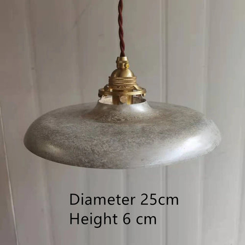 Industrielle Vintage-Pendelleuchte aus Eisen für die Innendekoration - vue 12 sur 21