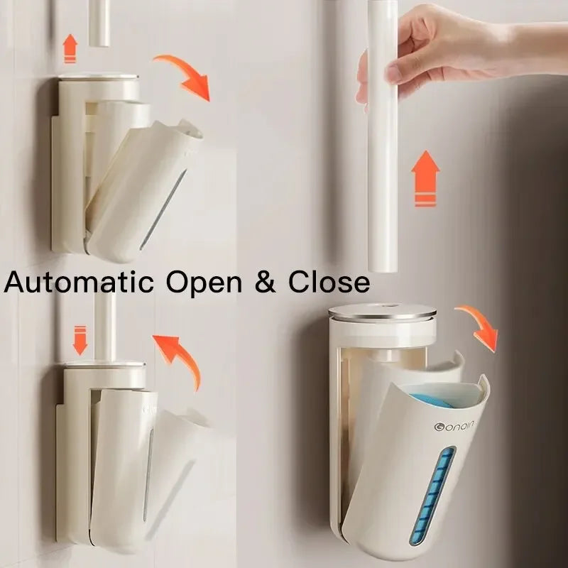 brosse de toilette jetable et outils de nettoyage pratiques - vue 4 sur 18