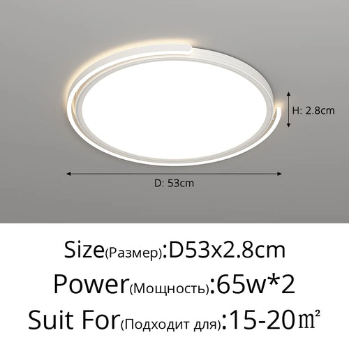 Moderne LED-Deckenleuchte für dekorative Innenbeleuchtung - vue 11 sur 14