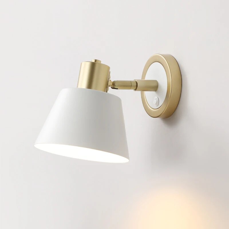 applique murale led bouton interrupteur