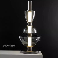 Pendelleuchte aus farbigem Glas im nordischen Design für elegantes Licht