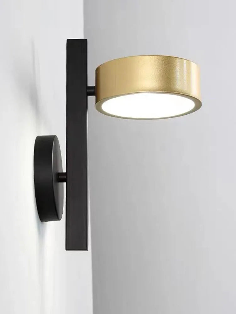 Nordic Creative Bedroom, Bedside Lamp Wall Lamp Personalized and Simple Hallway Entrance Wall Lamp Modern and Simple Living Room - vue 2 sur 7