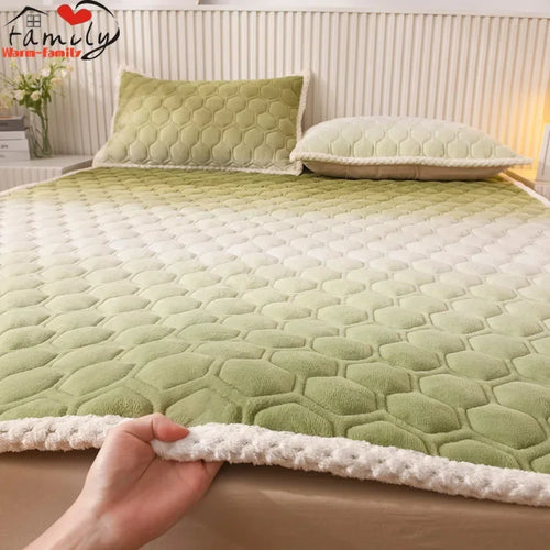 surmatelas doux pour étudiants en peluche pour lit simple ou double