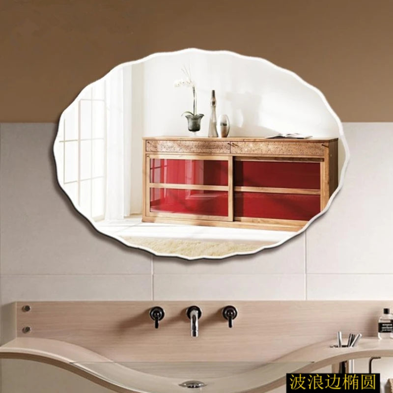 miroirs décoratifs ovales en macramé pour décoration intérieure - vue 4 sur 6
