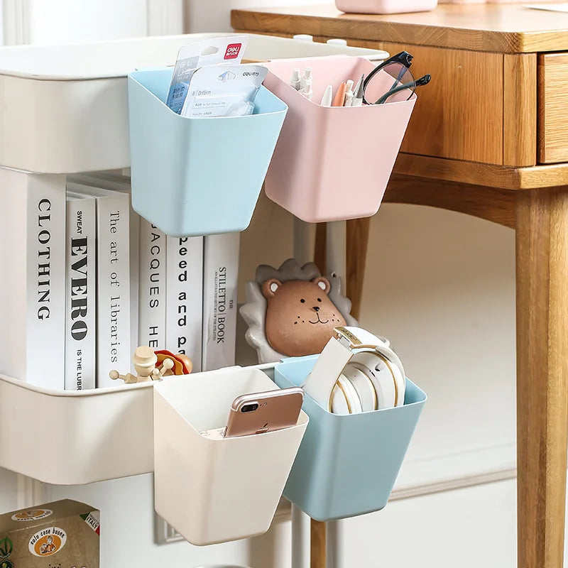 panier suspendu en plastique pour rangement pratique et organisé - vue 6 sur 15