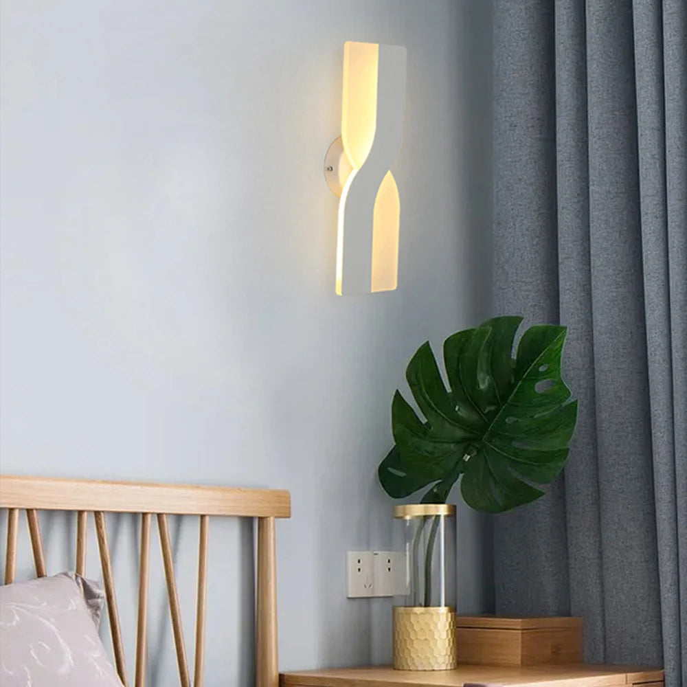 applique murale led moderne pour allée balcon et porche - vue 5 sur 8