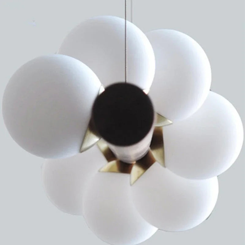 lustre japonais en bois massif design créatif éclairage tendance - vue 6 sur 10