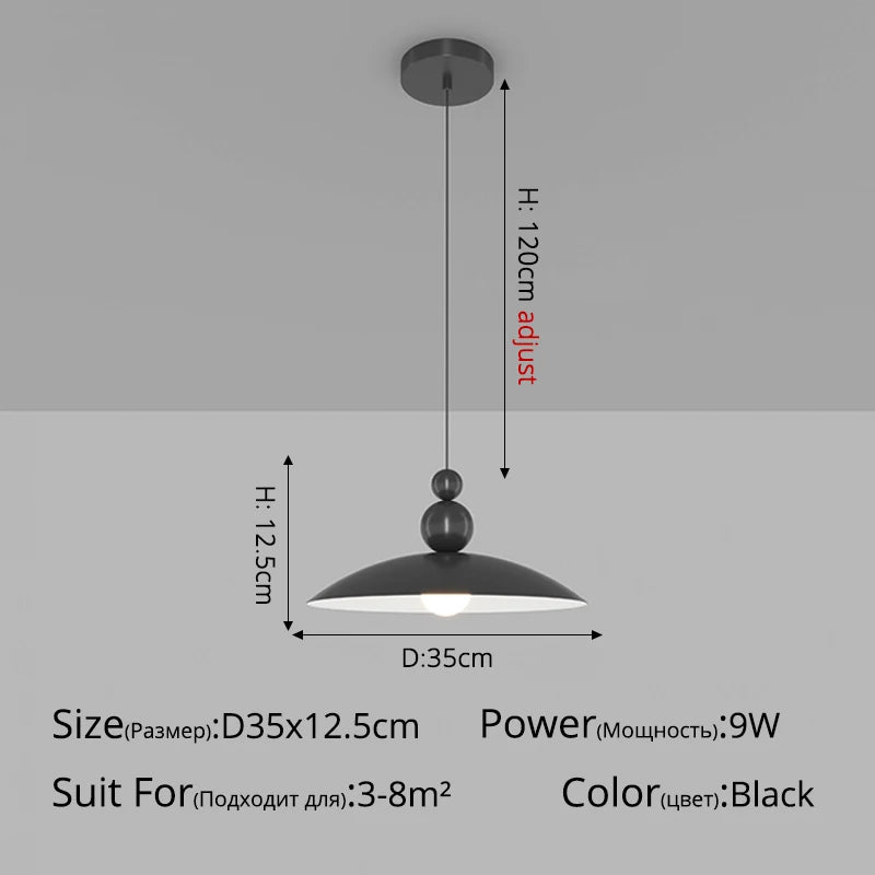lustre minimaliste nordique pour bar et boutiques de thé