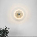 applique murale modernes à led motif d'eau design en verre simples décoratives