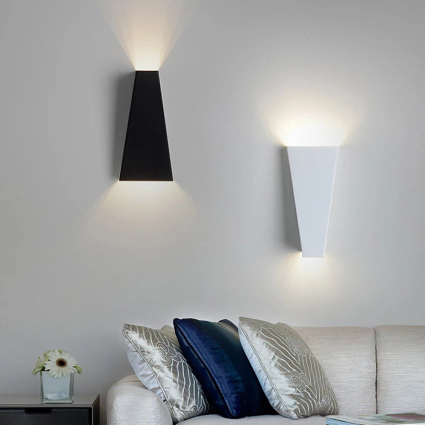 applique LED intérieure chambre salon applique murale décoration haut et bas lumière en aluminium applique moderne appliques AU18 - vue 4 sur 10