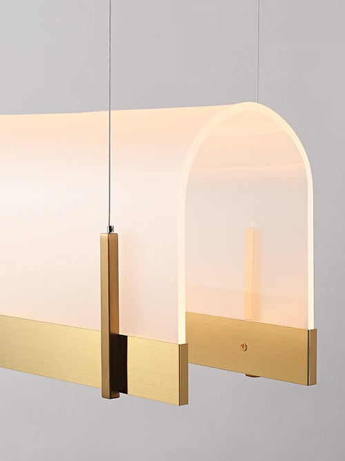 Kronleuchter aus Acryl für moderne Bars und Restaurants - vue 7 sur 8