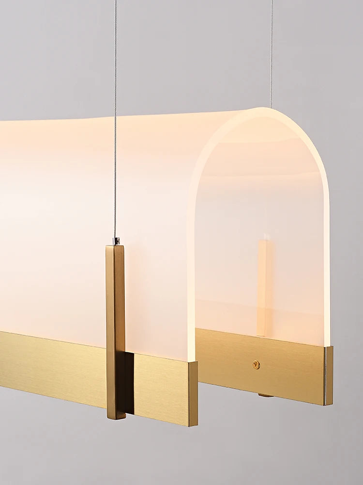 lustre en acrylique pour restaurant et salon postmoderne - vue 7 sur 8