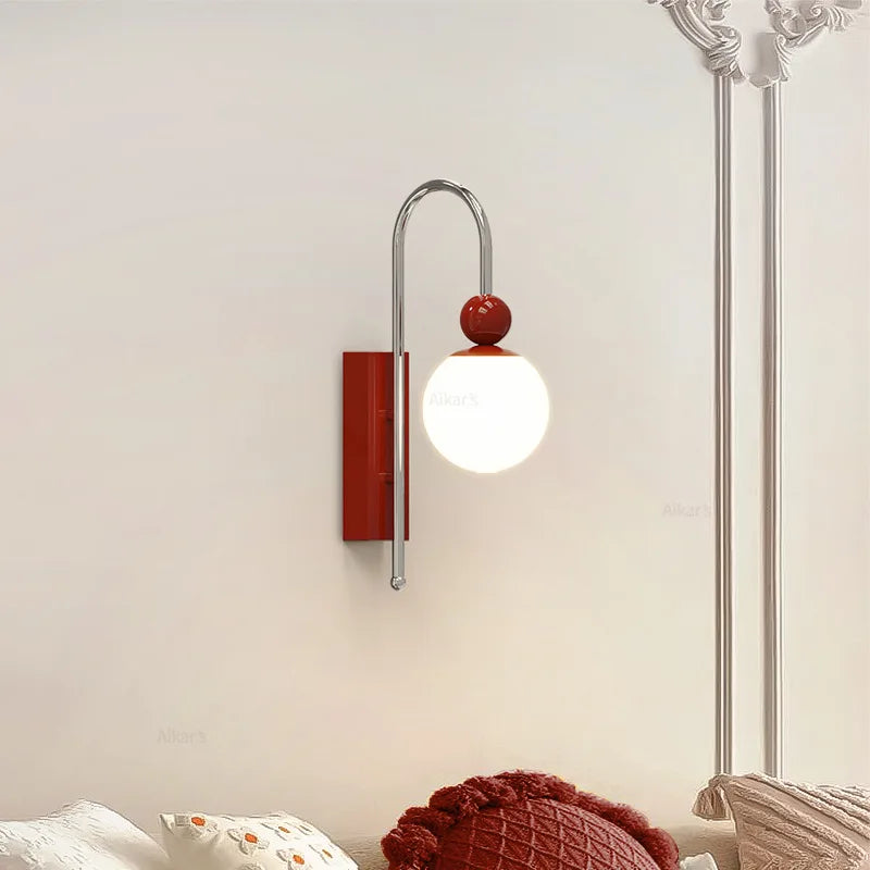 style lampe led murale métal gradation variable - vue 3 sur 8