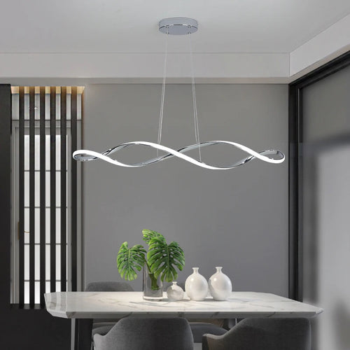 lustre moderne intelligent avec alexa pour intérieur design - vue 4 sur 9