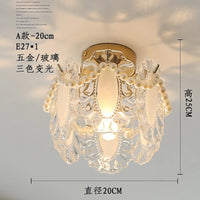 Plafonnier en verre style italien