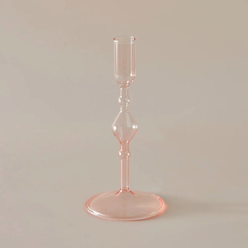 bougeoir en verre pour décoration intérieure créative et élégante