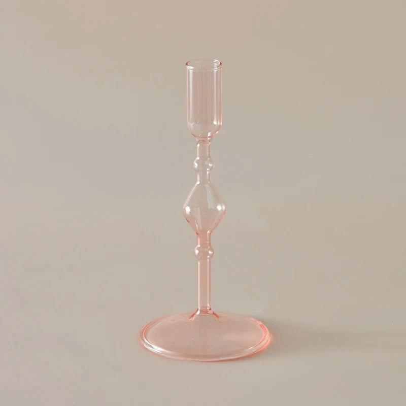 bougeoir en verre pour décoration intérieure créative et élégante - vue 14 sur 18