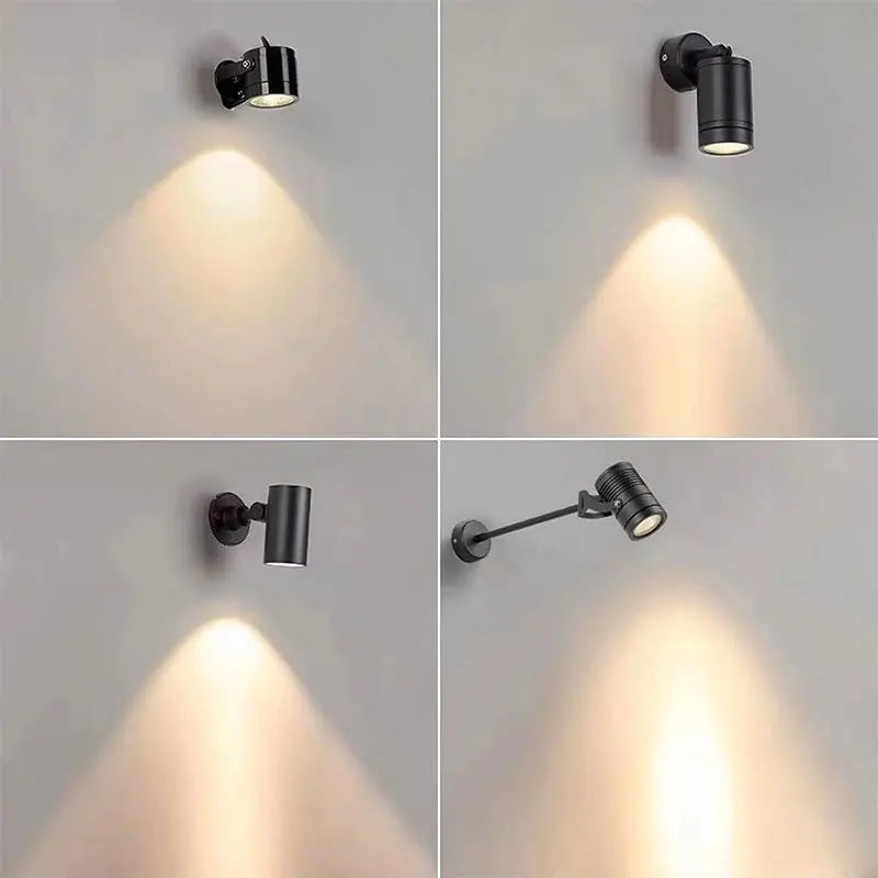 applique murale extérieure led étanche perche réglable pour enseigne - vue 3 sur 14