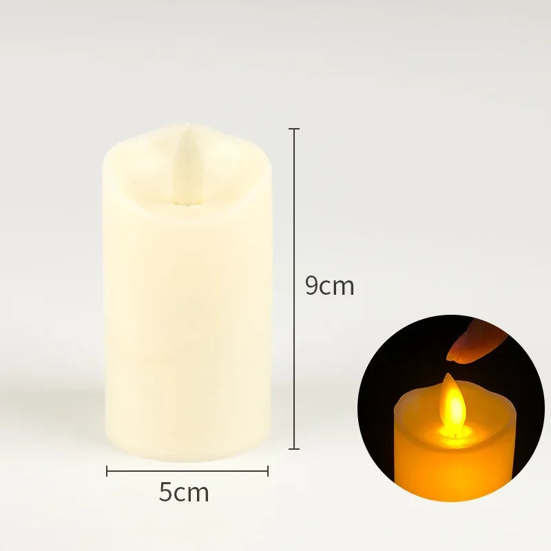 lampe à bougie électrique sans flamme pour décorations de mariage et fêtes - vue 11 sur 14