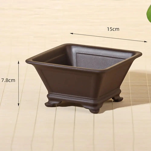 pots de fleurs en argile pour jardinage et bonsaï créatifs